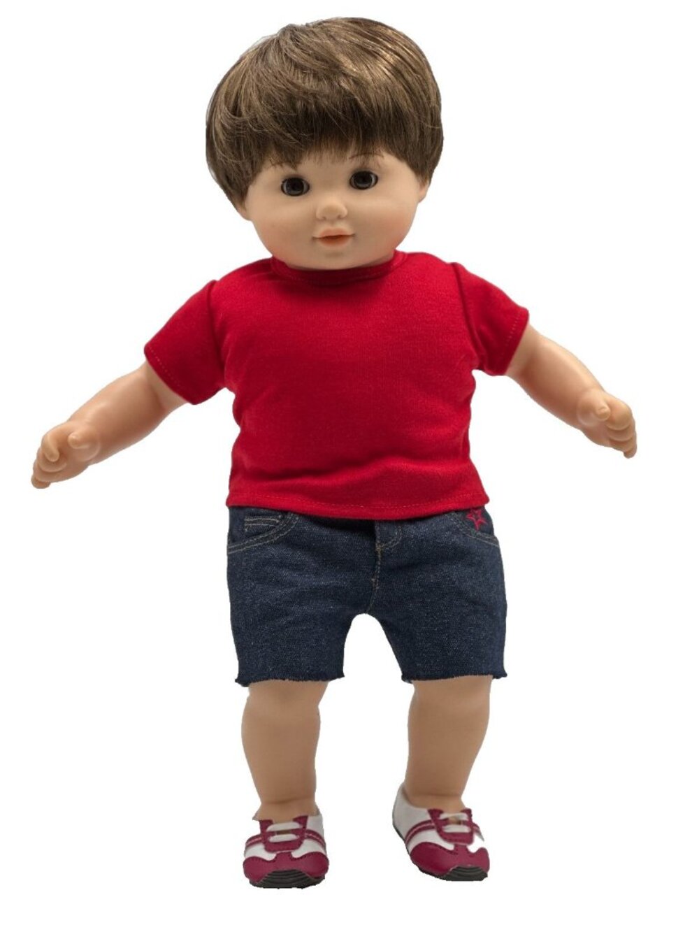 American Girl Bitty Baby Twin Boy Brown Hair Brown Eyes